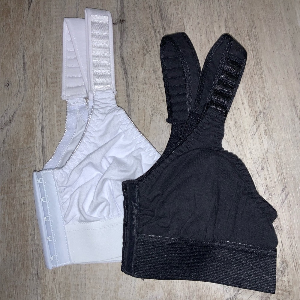 (Bin 5) Carole Martin, Bundle of 2 Bralettes Front Clasp, Size 32